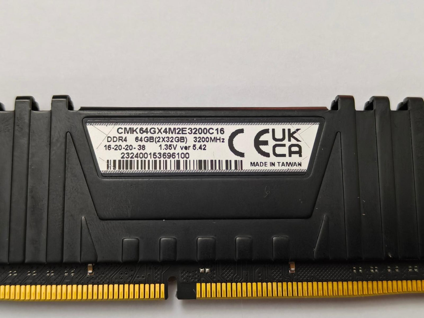 Corsair Vengeance LPX 32GB 1x32G DDR4 3200MHz RAM CMK64GX4M2E3200C16