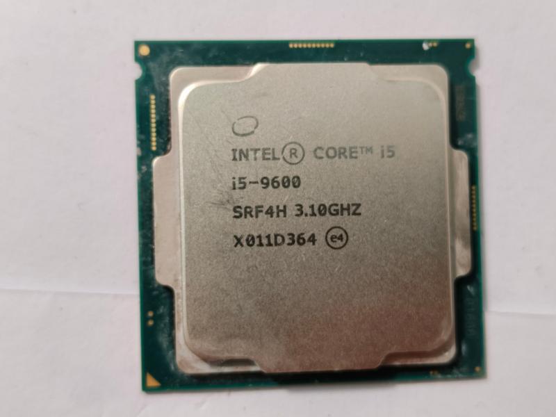 Intel Core i5-9600 3.1 GHz 6-Core 9MB Cache LGA1151 SRF4H 9th Gen CPU