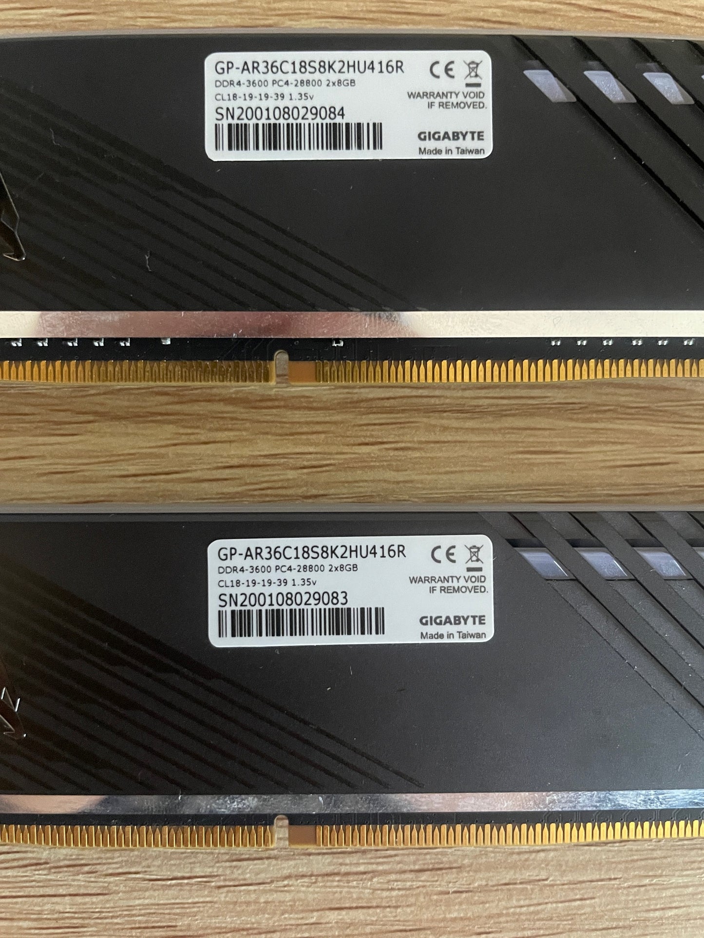 AORUS RGB Memory 16GB (2x8GB) 3600MHz