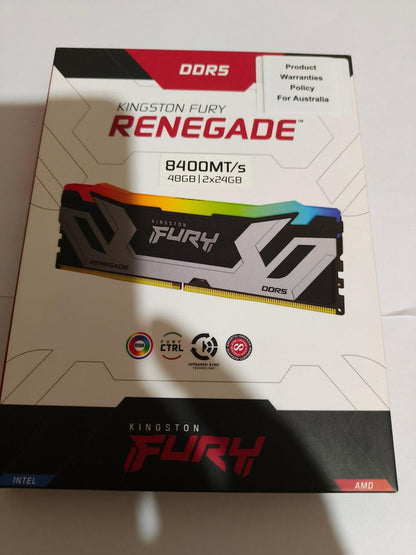 Kingston FURY RGB 48GB (2x24GB) DDR5 8400MT/s CUDIMM with Warranty rec